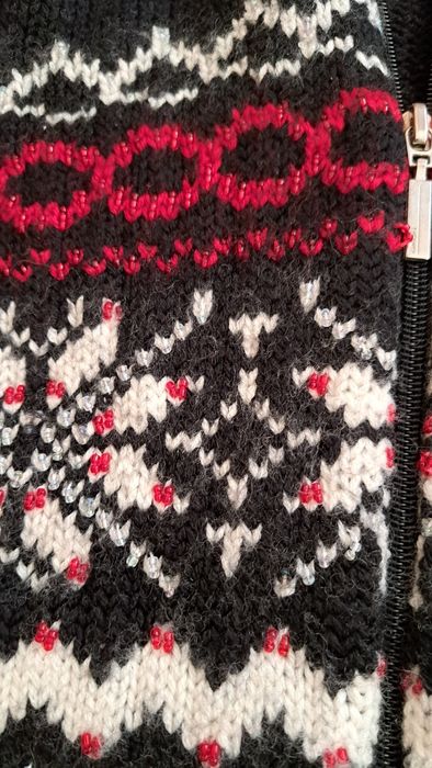 Swetr rozpinany wełniany Le Comte r. 36