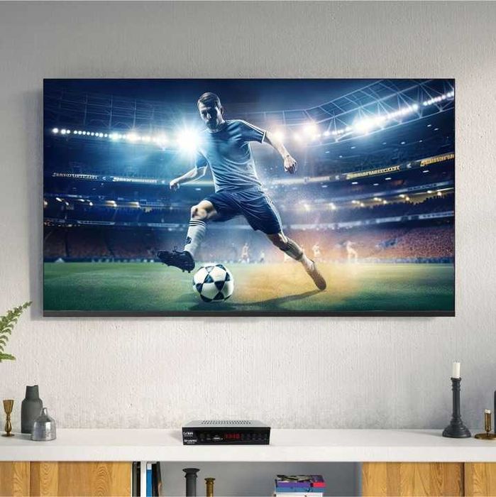 Tuner Dekoder DVB-T2 DVB-C TV Naziemnej Kablowej HEVC HDMI USB