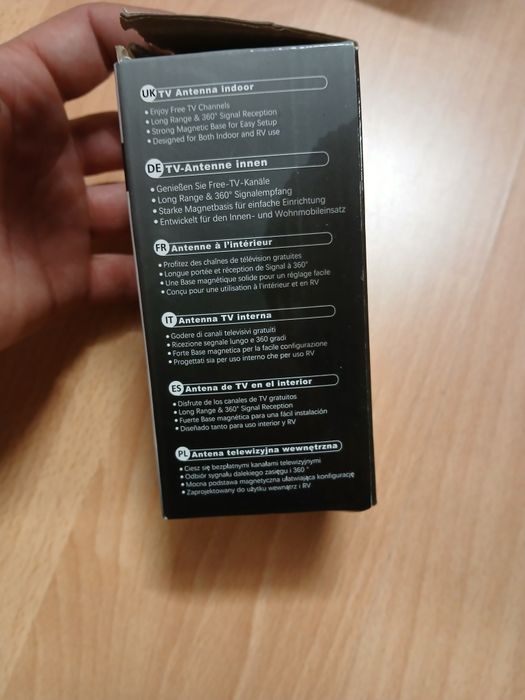 Antena cyfrowa pokojowa