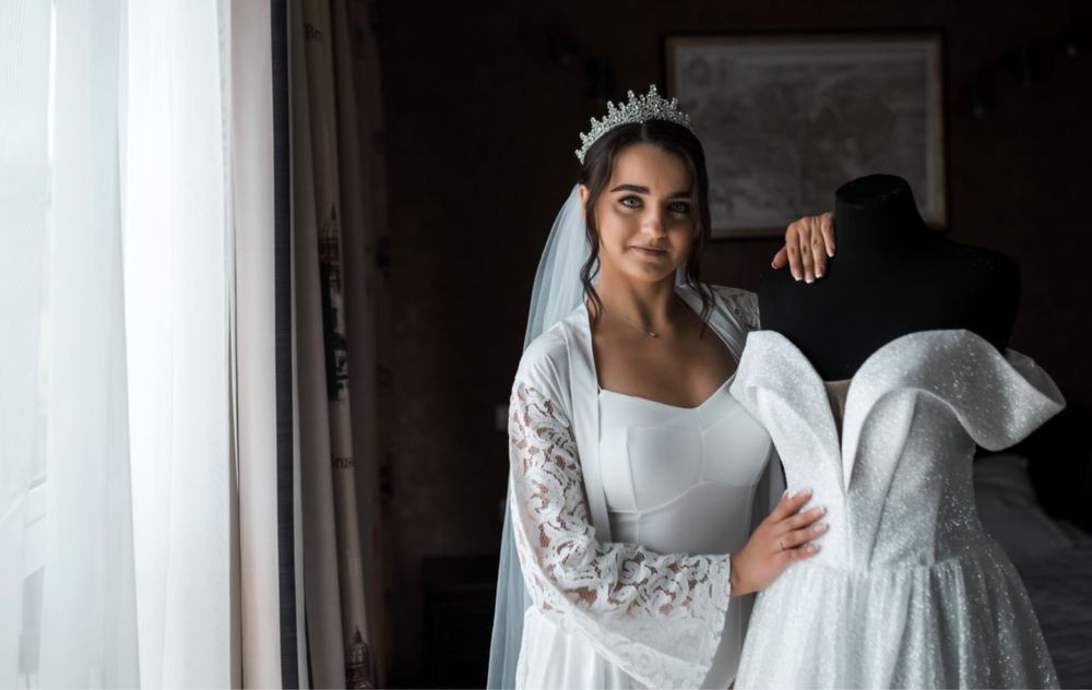 Образ для ранку нареченої, халат для нареченої