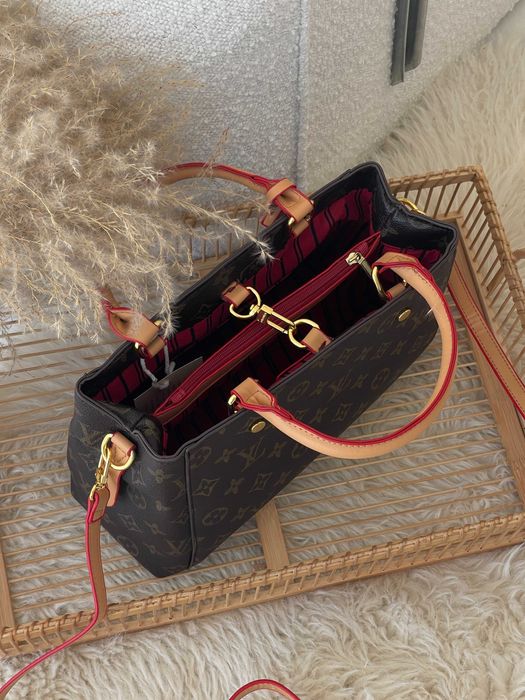 Сумка Louis Vuitton Braided Handle Montaigne Handbag Monogram
