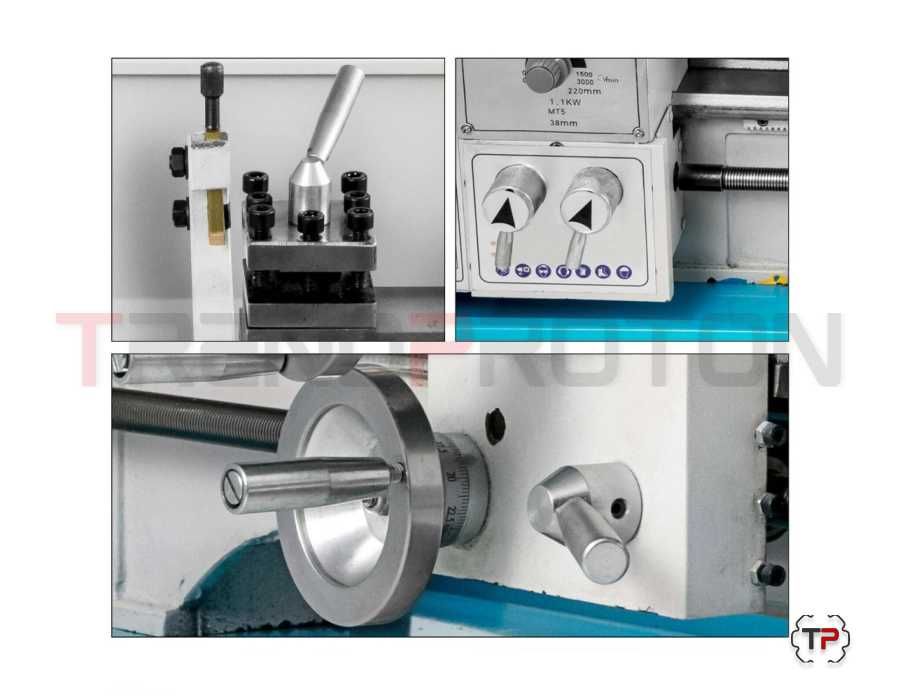 Torno Mecânico p/ Metal 210x600mm Oferta de Lunetas