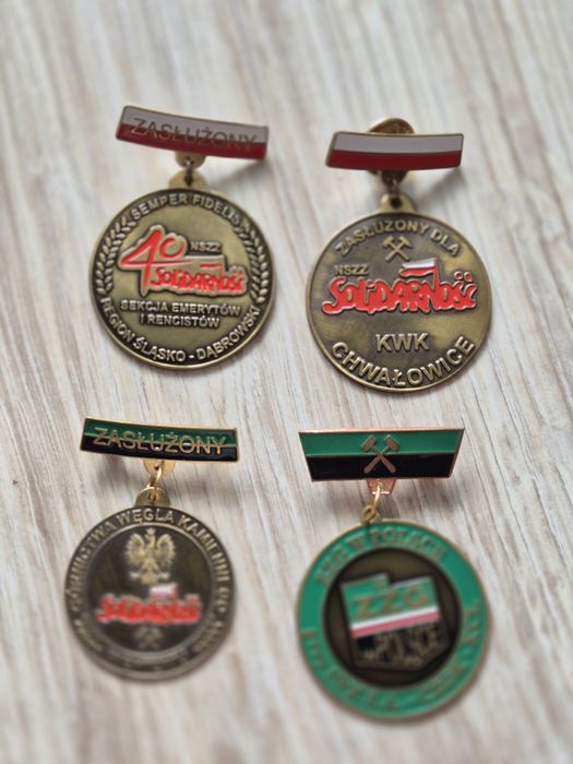 Odznaka KWK Górnictwo ZZG Solidarność