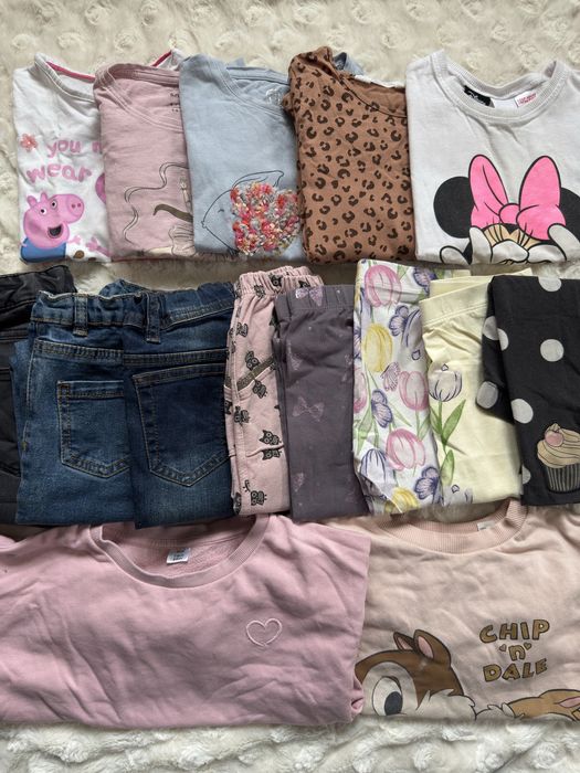 Zestaw ubrań dla dziewczynki 4-6 lat