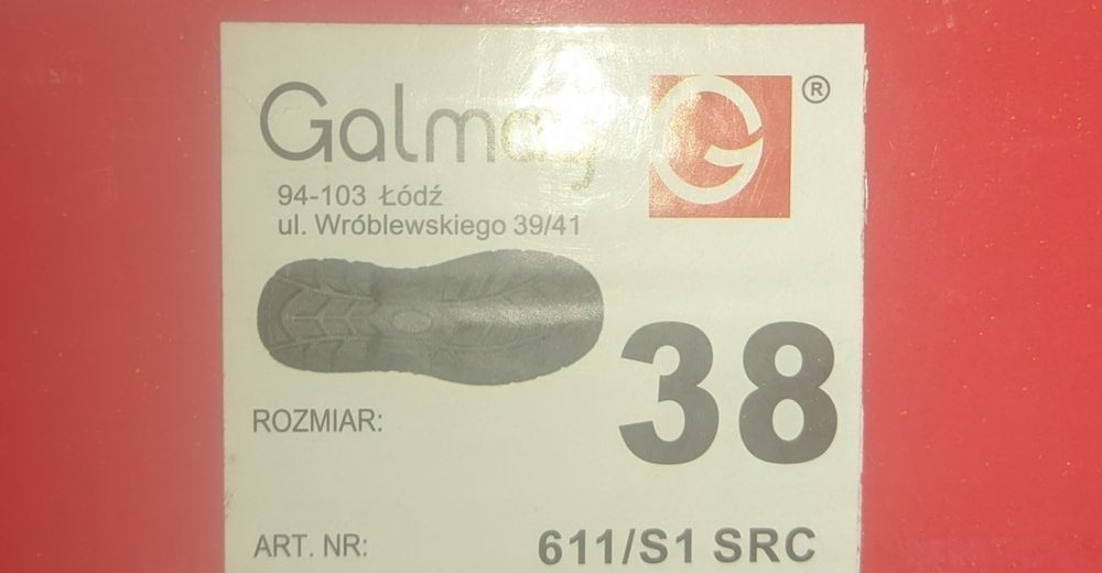 Galmag sandały damskie buty robocze 38