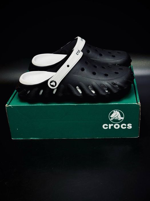 Crocs Echo Gum Ro Clog мужские кроксы черные уличные шлепки crocs пляжные тапки /крокс