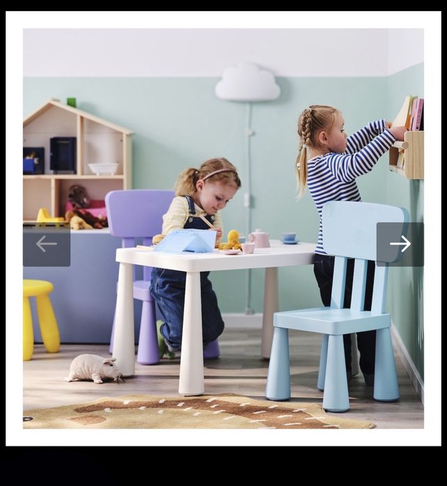 Ikea mammut стол и стульчик
