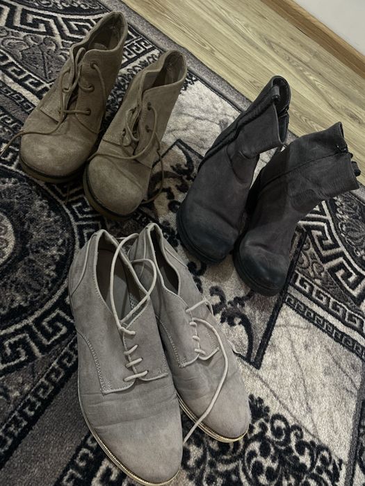 Натуральний замш, ціна за 3 речі