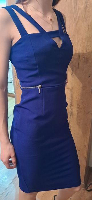 Sukienka modrak River Island rozmiar 8