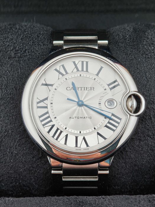 Cartier Ballon Bleu 42 mm W69012Z4 automat stal – full set