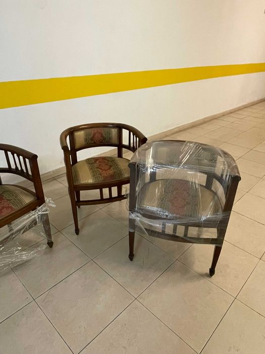 Conjunto de 3 sofás (canapés) vintage