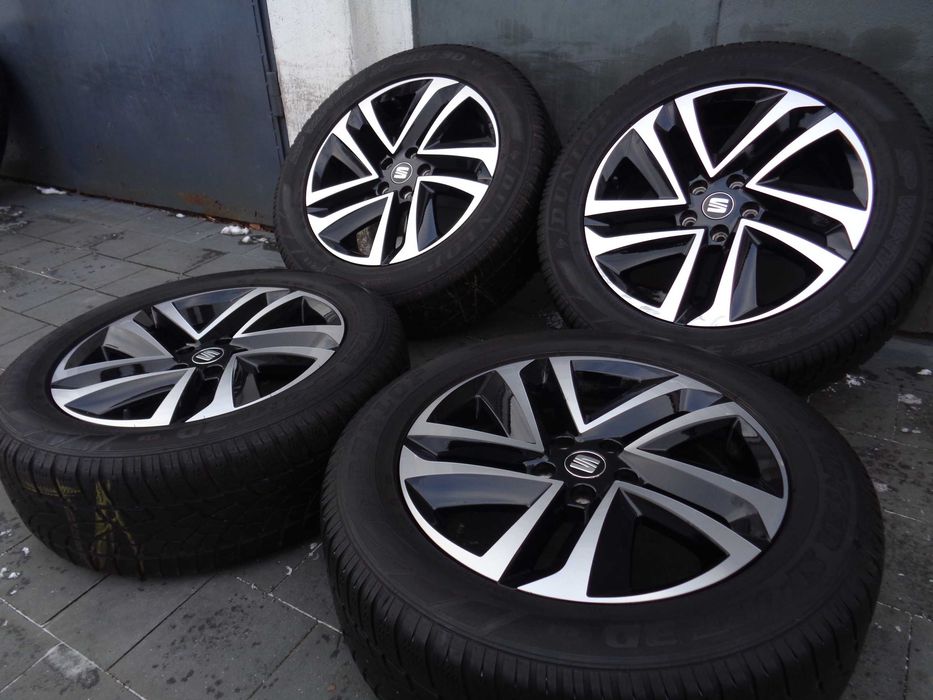 Oryginalne alufelgi 18 Seat Terraco 5x112 Tiguan, Kodiaq, opony zimowe