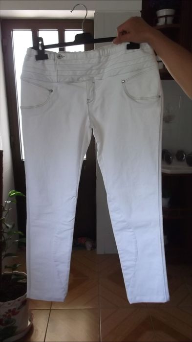 Calças Brancas Bershka XL