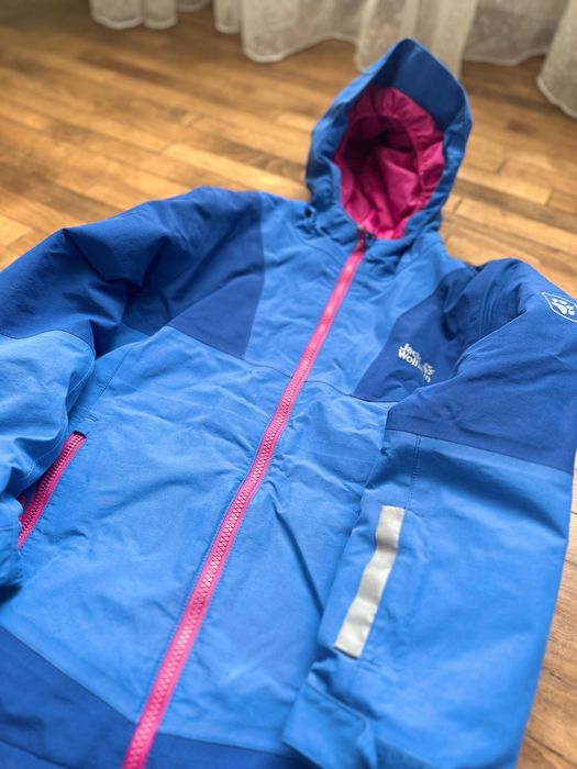 128 см лижна куртка jack wolfskin