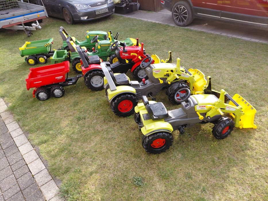 Rolly toys traktory John Deere, Claas, Case