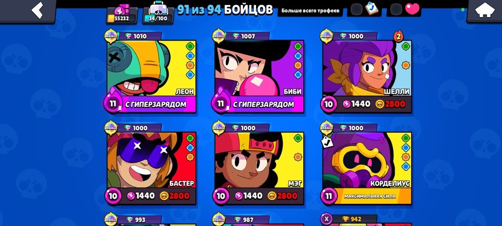 Аккунт бравл старас , с олд скинами и хорошец прокачкой