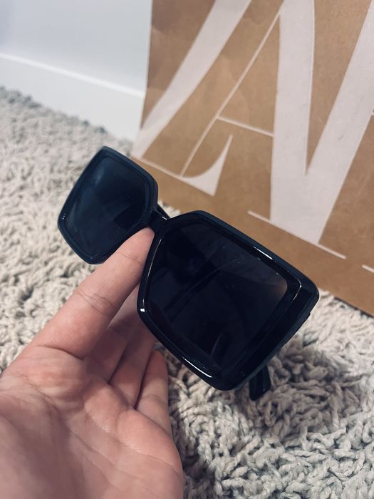 Czarne damskie okulary