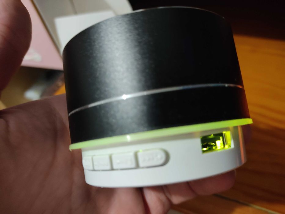 Coluna Bluetooth com entrada cartão micro SD - Aceito Troca