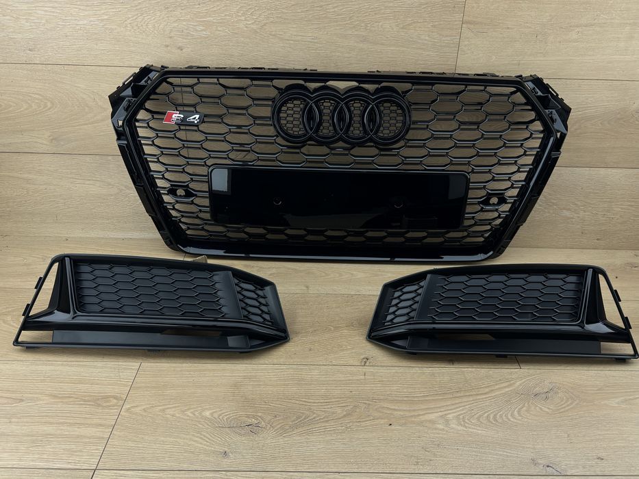 Решітка Audi a4 b9 s4 sline a4 69 бампер решетка решотка ауді а4 б9