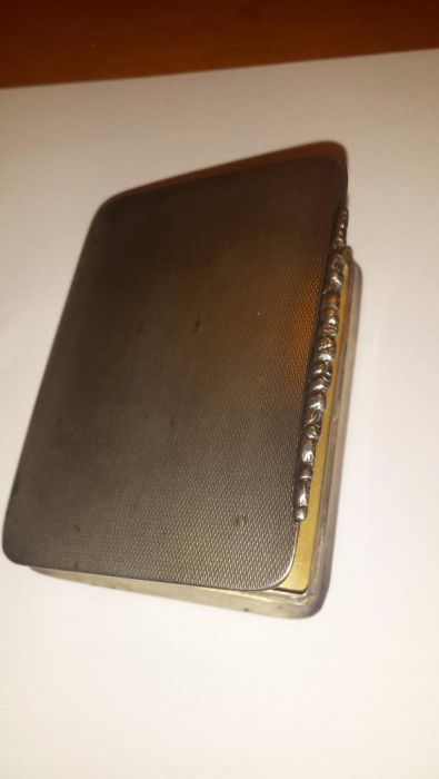 wizytownik ze srebra, antyk