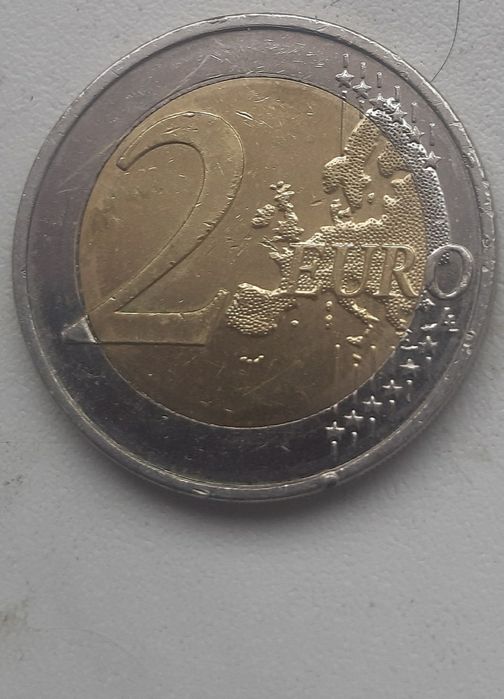Monety  2 Euro. Destrukt.