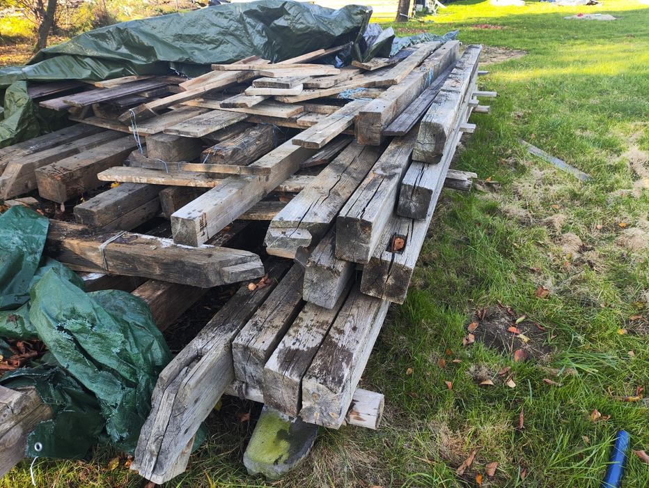 Stare belki krokwie różne wymiary z rozbiórki