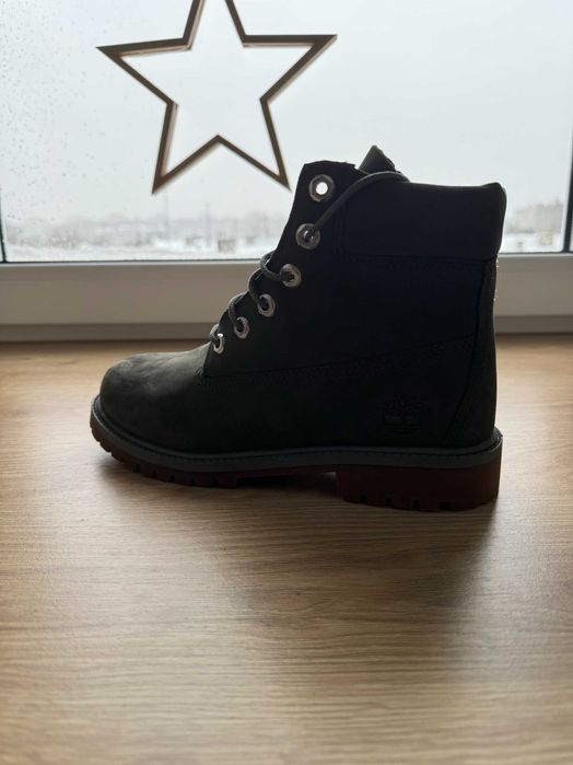 Timberland Premium 6 In Waterproof Boot Black Nubuck r 39  – Dwa Lewe