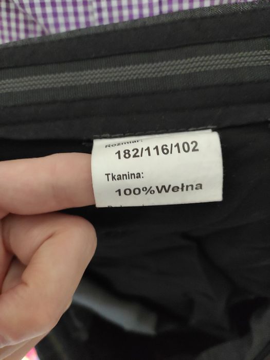 Garnitur męski szary