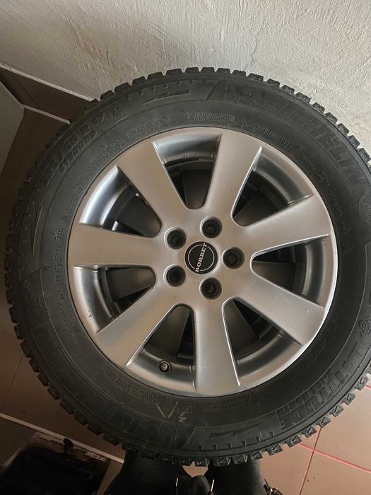 шини зимові Michelin та диски BORBET R17