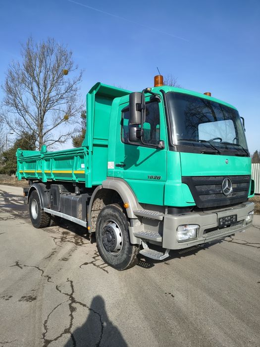 Mercedes AXOR 1828 wywrotka hydroburta niski przebieg kiper super stan