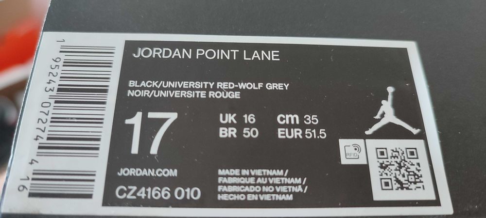 Nike Jordan Point Lane nowe 51,5