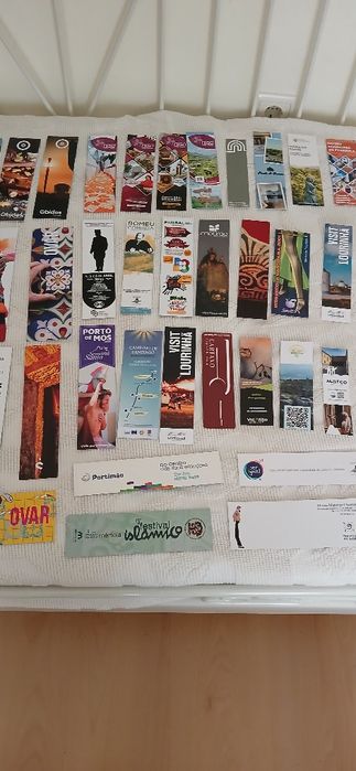 50 Marcadores de livros - Localidades, novos