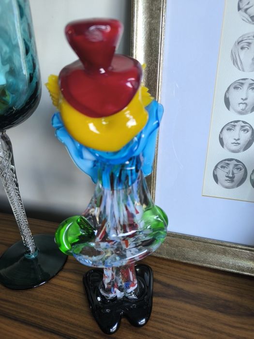 Palhaço em cristal Murano