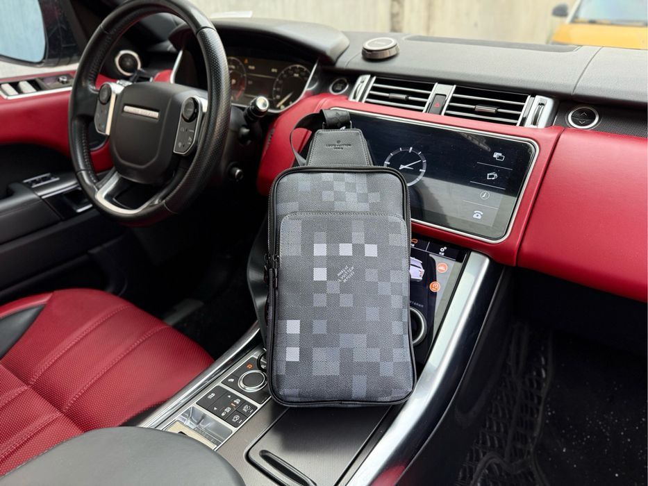 Louis Vuitton Avenue бананка слинг сумка мужская унисекс