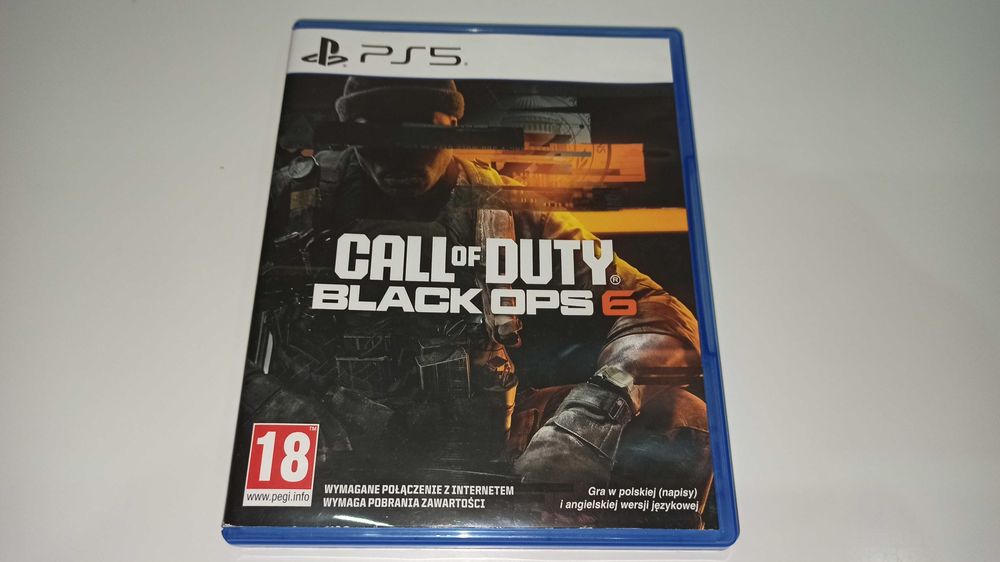ps5 CALL OF DUTY BLACK OPS 6 PL po polsku okładka polska najlepszy COD