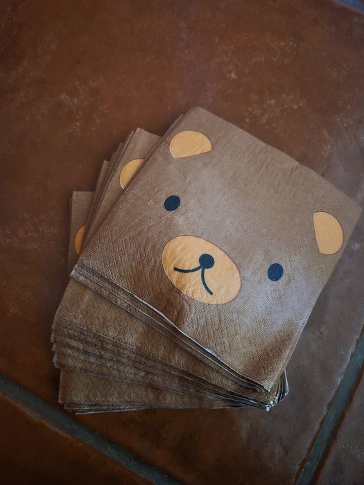 Material para festa de anos de criança,  ursinhos