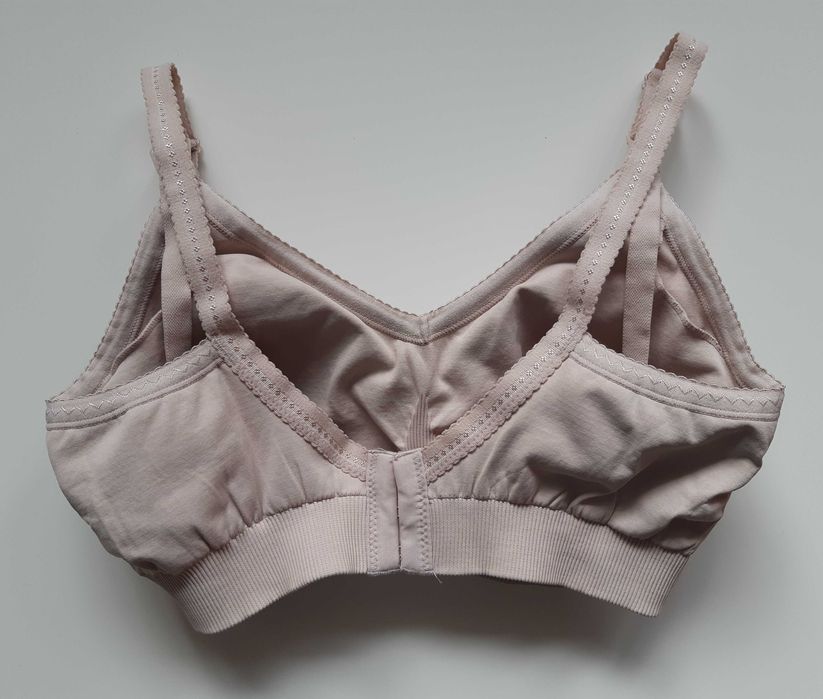 Бежевый бюстгальтер топ для кормления и беременных marks & spencer