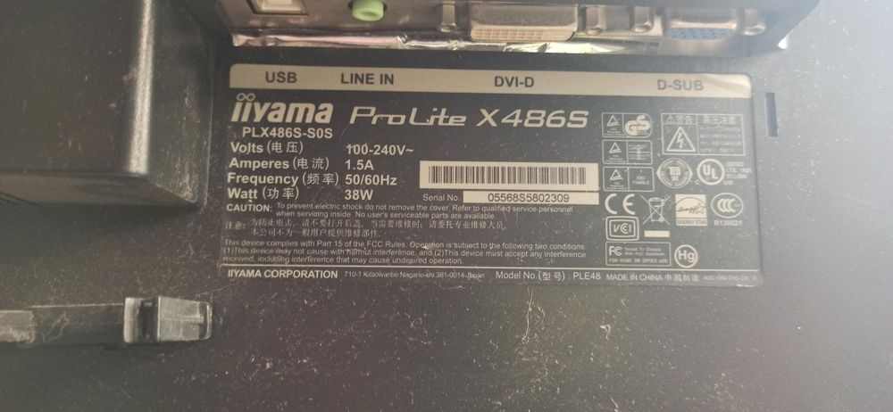 Monitor + uchwyt PC komputer