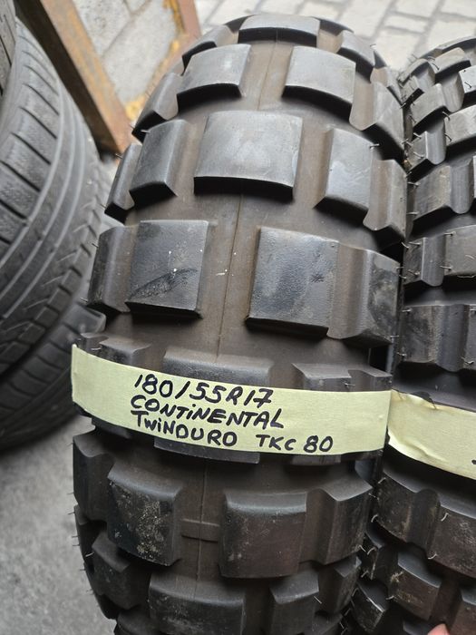 180/55R17 120 70 17 Continental twinduro TKC 80