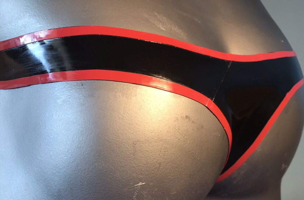 Stringi męskie Latex Lateks XS-XXXL
