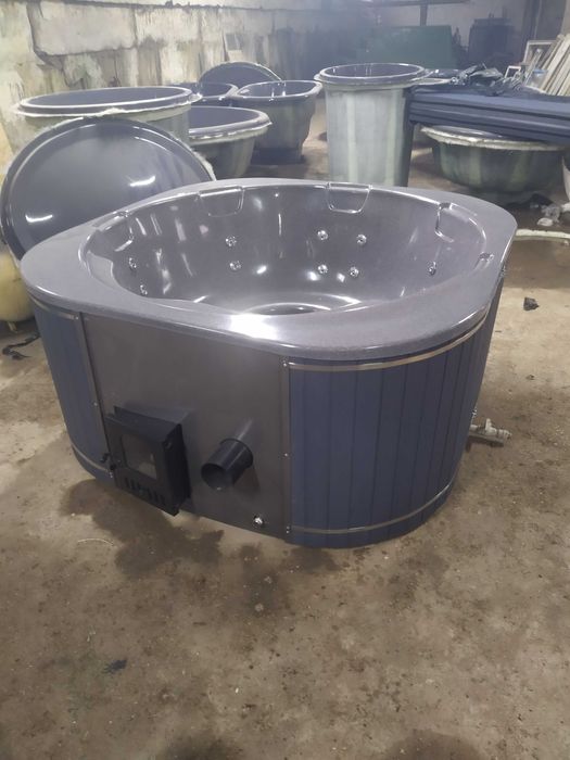 Чан на дрова Мобільний чан Купіль з підігрівом Басейн Баня Сауна