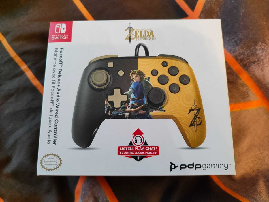 Pad przewodowy Zelda Nintendo Switch wymienne panele