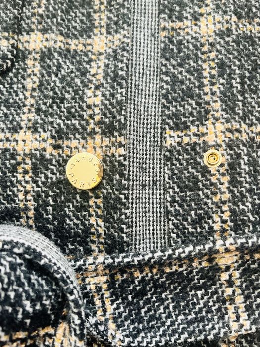 Sliczna kurtka płaszcz Sandro r 34 welna Nowy styl Marant