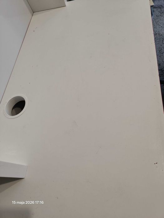 Biurko Ikea Mickey, nadstawka, krzesło