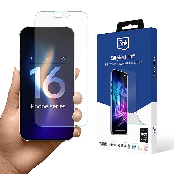 Folia matowa 3mk Silky Matt Pro na iPhone 16 Plus