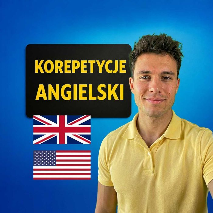 Korepetycje ANGIELSKI | Native Speaker | Matura E8 | Online | Korki | Konwersacje | Kurs