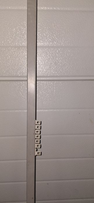 Calha, barão, barra, rodizios para cortinado