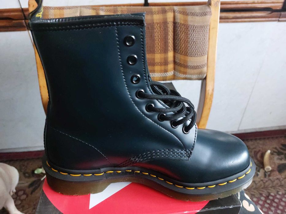 Buty damskie Dr. Martens glany czarne r.38 nowe bez metki stan idealny
