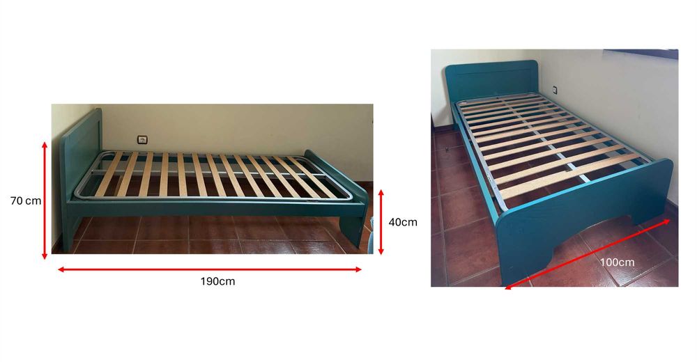 Quarto em carvalho (venda total ou por peças)