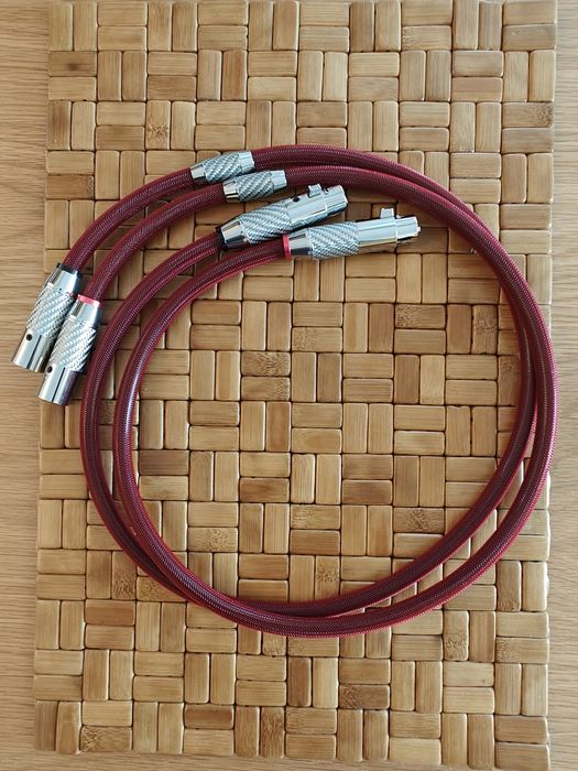 Kabel XLR 1 m Ataudio. Czyste srebro . Idealny stan.